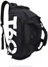 Bolsa Esportiva Multifuncional 3 em 1 Academia Viagem Mochila Transversal Impermeável com Compartimento Tênis
