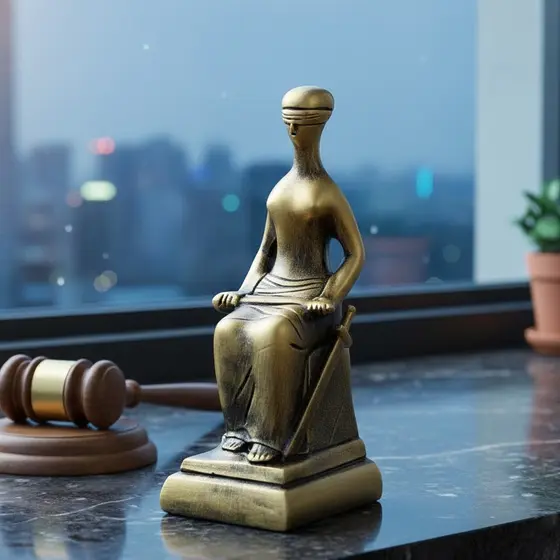 Estátua Da Justiça decoração enfeite advocacia advogado escritório casaoab