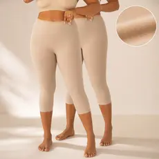 Kit 2 Calça Segunda Pele Meia Modeladora Pra Usar de Baixo