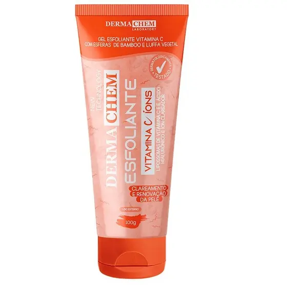 Gel Esfoliante Vitamina C Anti-idade Dermachem 100 G