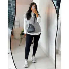 Legging Feminina com Recorte no Tornozelo e de Pezinho – Cintura Alta, Conforto e Estilo