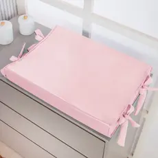 Trocador de Comoda Plastificado Anatomico para Bebê Menina Rosa