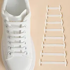 16 Pçs/Lote Silicone Sem Gravata Cadarços Sapatos Acessórios Elástico Rendas Cadarço Criativo Preguiçoso De Borracha