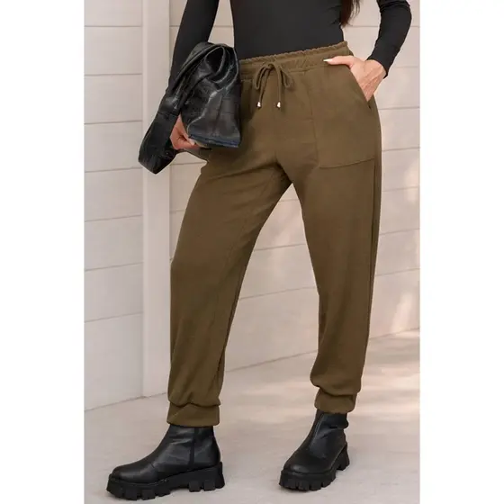 Cal莽a Feminina Jogger Zoe Molecotton C贸s El谩stico Confort谩vel Moderna Casual Feminina | Livny