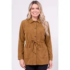 Jaqueta Feminina Parka Cotelê Veludo Corduroy Katy | Livny