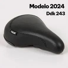 Selim Banco Ddk 243 Dirt Jump - Bmx / Dh / Freeride - Preto Original Confortavel