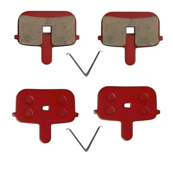 2 Pares Pastilha Freio Disco Quadrada Vazada GTS Absolute