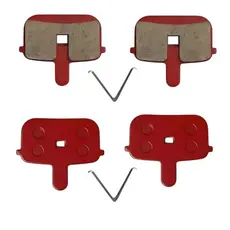 2 Pares Pastilha Freio Disco Quadrada Vazada GTS Absolute