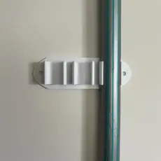 Suporte de Parede para Ferramentas Garagem Oficina - Organizador Cabo Vassoura Rodo Mop 3 em 1 Sem Furar