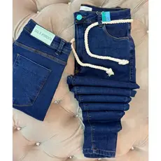 Calca Jeans Feminina Plus Size Cintura Alta Sal E Pimenta