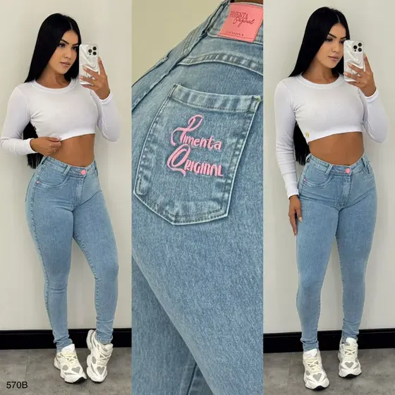 Calça Jeans Pimenta Doce E Sal E Pimenta Original!!