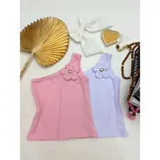 Blusa Infantil Feminina Flor Delicada Blogueirinha Moda Fashion Confortável Princesinha