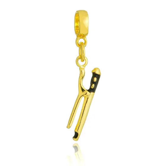 Berloque Chapinha Banhado a Ouro 18k