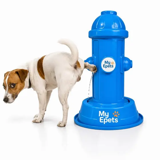 Hidrante Para Cachorro Educador Sanitário Pet Xixi Adestramento Azul
