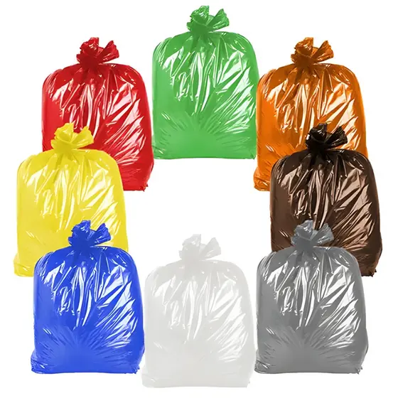 Saco de lixo 20 Litros Colorido pacote com 100 unidades Todas as Cores