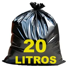 Saco de lixo 20 Litros pacote com 100 ou 50 unidades direto da fábrica