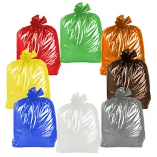Saco de lixo 30 litros com 100 unidades colorido escolha a cor direto da fabrica