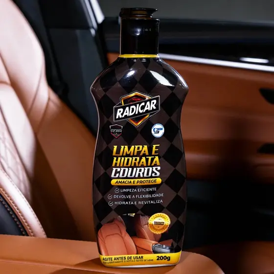 Limpa e Hidrata Couros protege automotivo carro sapato jaqueta geral