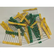 Indutor de 1 Watt - diversos valores de 2,2 uH a 1 mH - pacote com 3 peças iguais