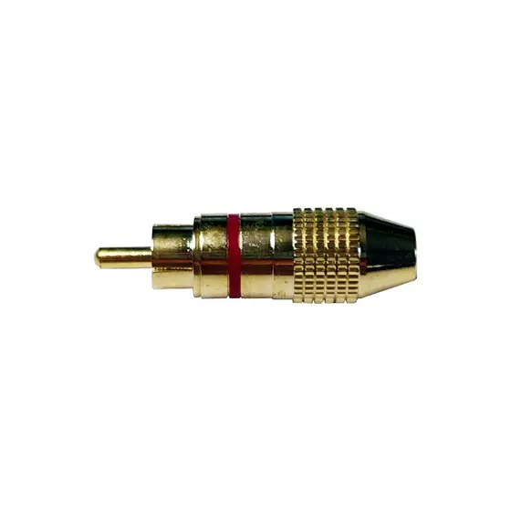 RCA macho red gold conector- AMPHENOL original
