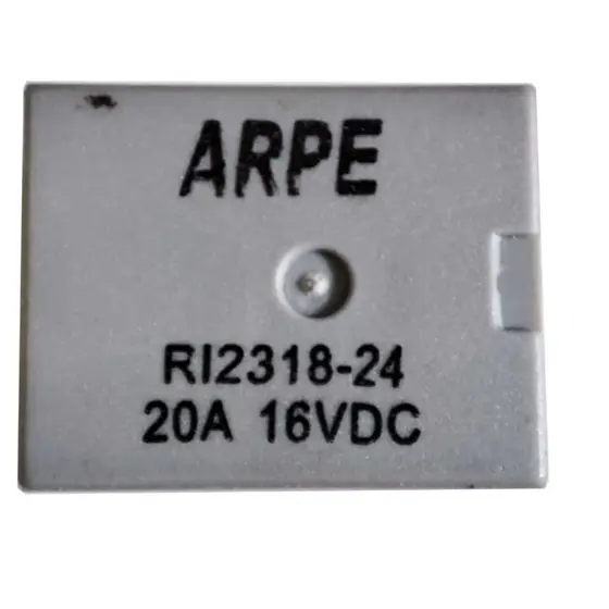 Rele 24V industrial selado 1 contato reversível 15 a 20A ARPE RI2318-24 -- kit com 5 peças
