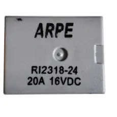 Rele 24V industrial selado 1 contato reversível 15 a 20A ARPE RI2318-24 -- kit com 5 peças