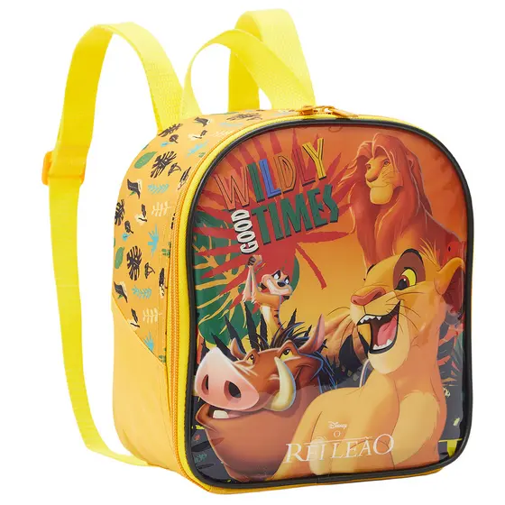 Lancheira Rei Leão Escolar Infantil Térmica Simba Pumba Timão