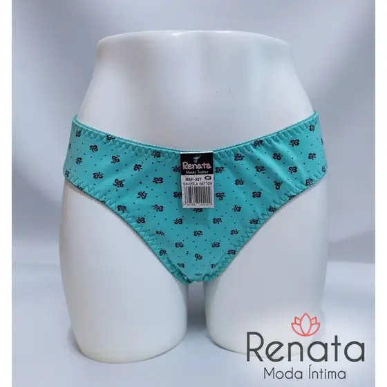 Calcinha/Calçola de algodão Cotton (kit com 1, 3 ou 5) tamanho M ao GG