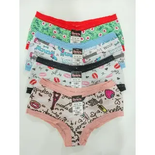 Kit com  5 calcinhas/CUECAs FEMININA