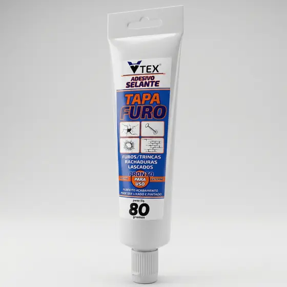 TAPA FURO VTEX 80GR  Selante Preenchedor de Furos e Trincas - Cores