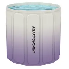 🛀🏻Banheira Dobrável Adulto 70cm 200L Portátil Reforçada c\ Drenagem Rápida  Isolamento Térmico ofurô