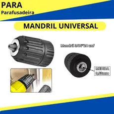 Mandril Rápido Aperto 10mm Rosca 3/8 24 Unf