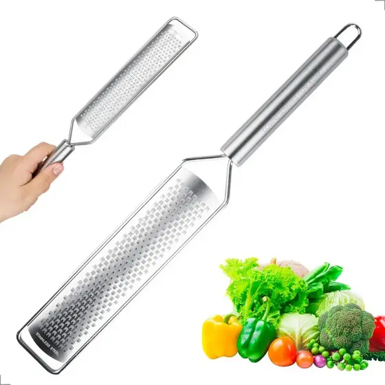 Ralador De Frutas Manual Inox Culinário Profissional Cabo