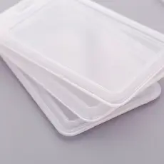 Transparente À Prova D'água Tampa Do Cartão De Identificação Em PVC Capa Plástica Para Proteger Cartões De Crédito Banco Estudantes Card