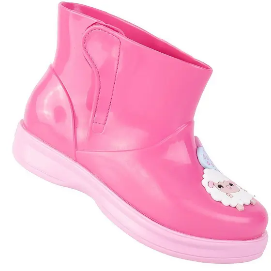 Galocha Infantil Feminina Ovelhinha WorldColors Mia Baby - Pink