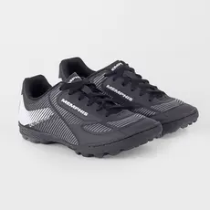 Chuteira tênis de futebol society adulto Memphis M298 Preto e branco