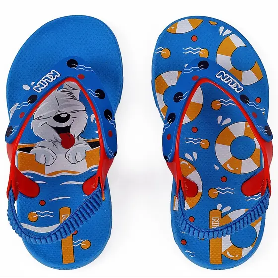 Chinelo De Dedo Infantil Menino com Elástico Confortável Leve  Divertido Cachorrinho Patrulha