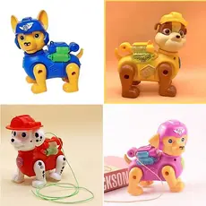 Cachorro Patrulha Canina Robô Brinquedo Com Luzes Led Som
