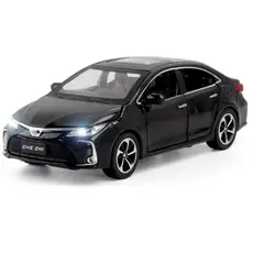 Miniatura Toyota Corolla Escala 1:32 ou 1:36 Metal Realista com Luz e Som Colecionável