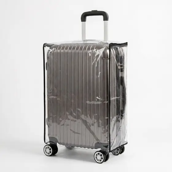 Capa Para Mala De Viagem 10 KL Transparente Com Zíper