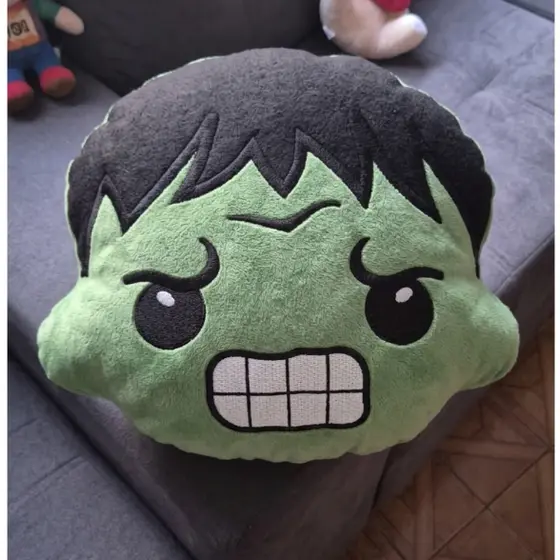 Almofada Hulk Decoração Quarto Heróis - 30 cm