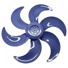 Hélice Para Ventiladores Mondial 40cm 6 Pás Original Cinza, Azul e Preto