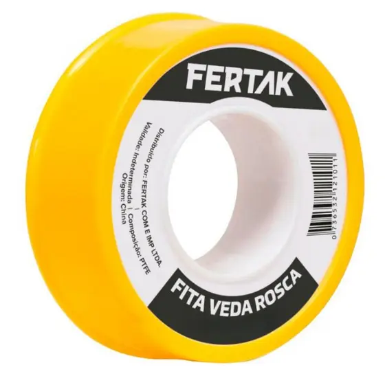 50 Metros Fita Veda Rosca 18mm - Fertak 31850