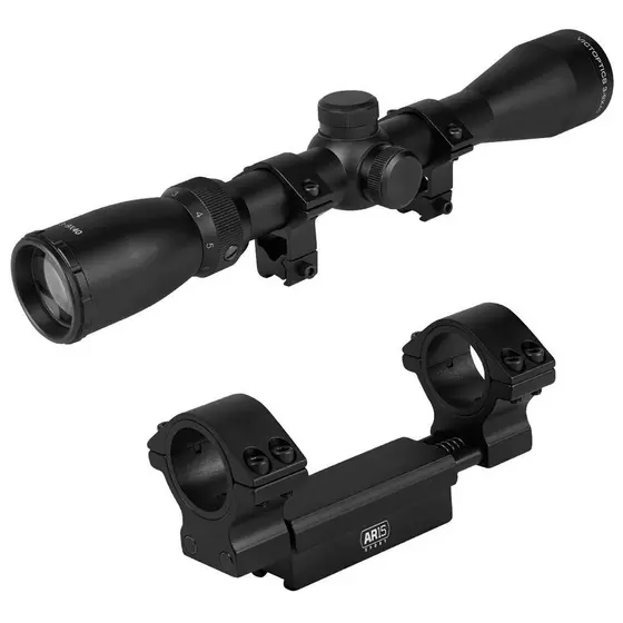 Luneta Vector Optics PAC 3-9x40 Victopics com Mount único Trilho 11mm