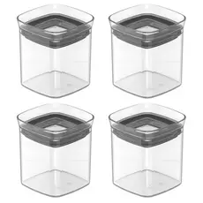 4x Porta Temperos Pote 150ml Organizador OU Block Hermético