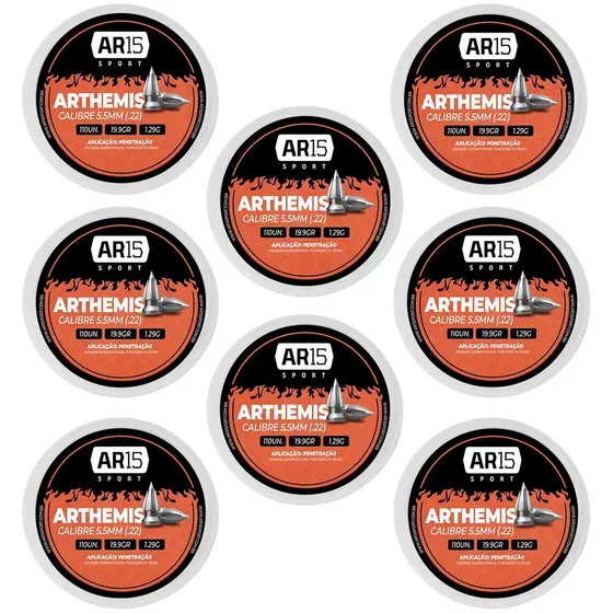 Chumbinho Carabina de Pressao 5.5mm Ar15 Sport - 880un