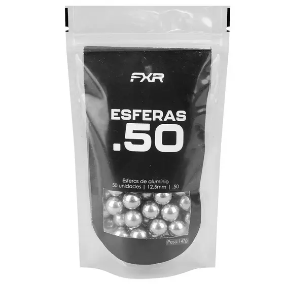 Esferas de Alumínio .50 Pistola Pressão 50un Fixxar