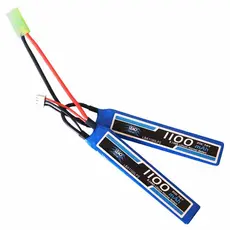 Bateria Lipo 7.4v 20C Plug Mini Tamiya 1100 mAh Leão Modelismo