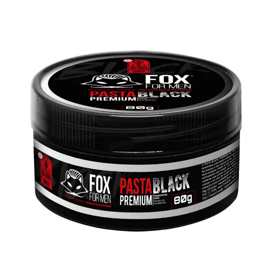 PASTA MODELADORA BLACK 80G FOX FOR MEN