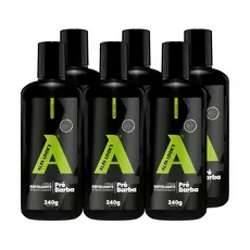 Kit 6 Un Creme Esfoliante Pré Barba Lemon 240Gr - Alfa Look'S